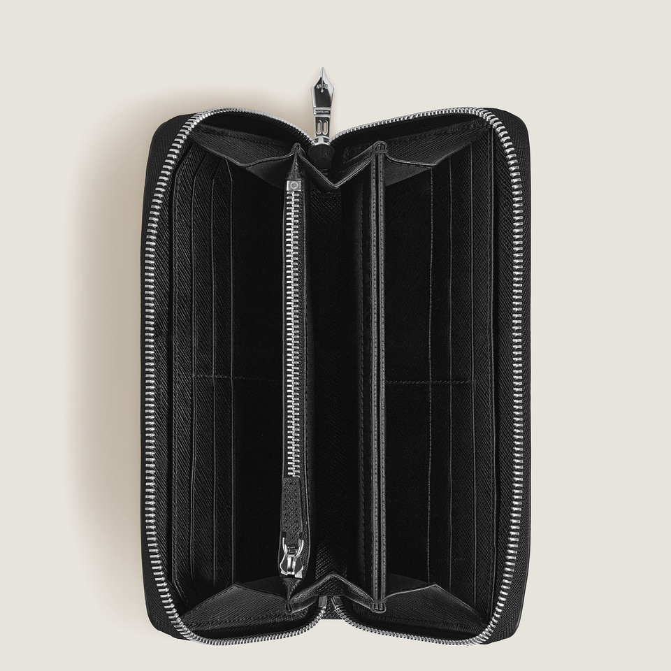 Sartorial wallet 12cc with zip - 4