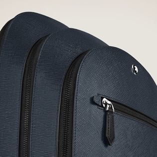 Medium Backpack with 3 Compartments in Sartorial Leather