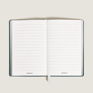 Notebook Small, Saffiano Leather, British Green - Lined Pages