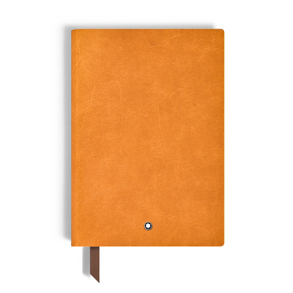 Medium Notebook in Soft Leather, Lined Pages - 1