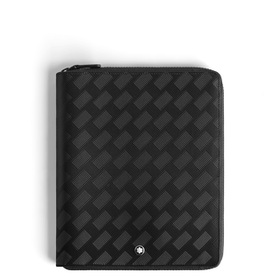 Small Notebook Holder with zip in Extreme Leather