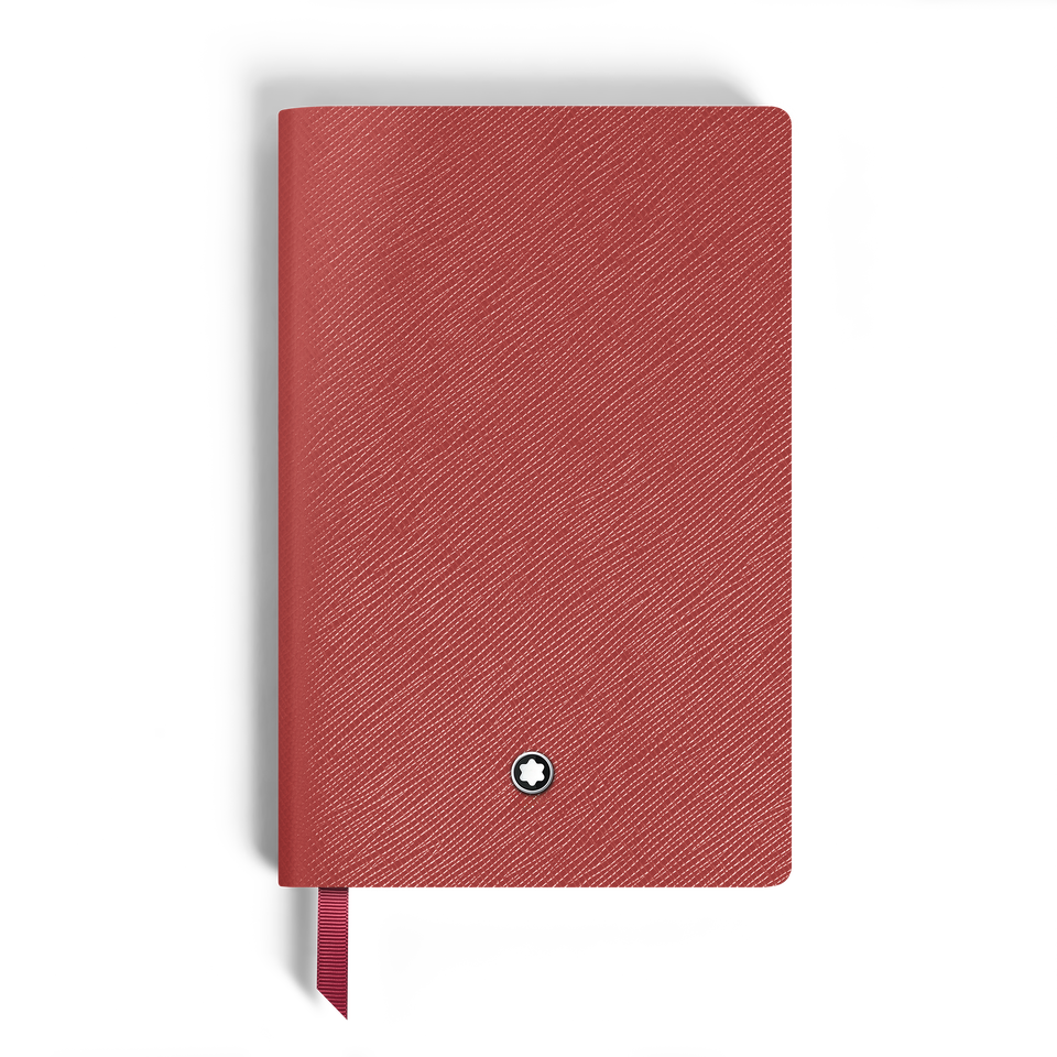 Notebook Small, Saffiano Leather, Red - Blank Pages - 1