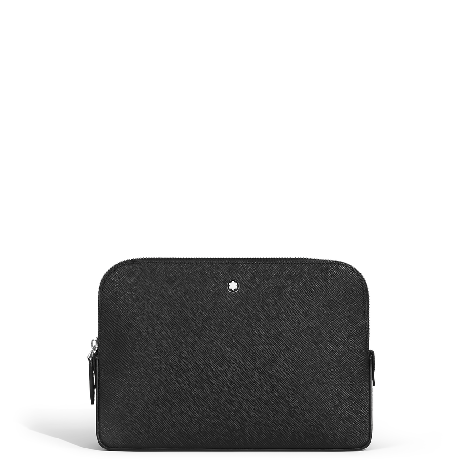 Large Travel Pouch in Sartorial Leather - 1