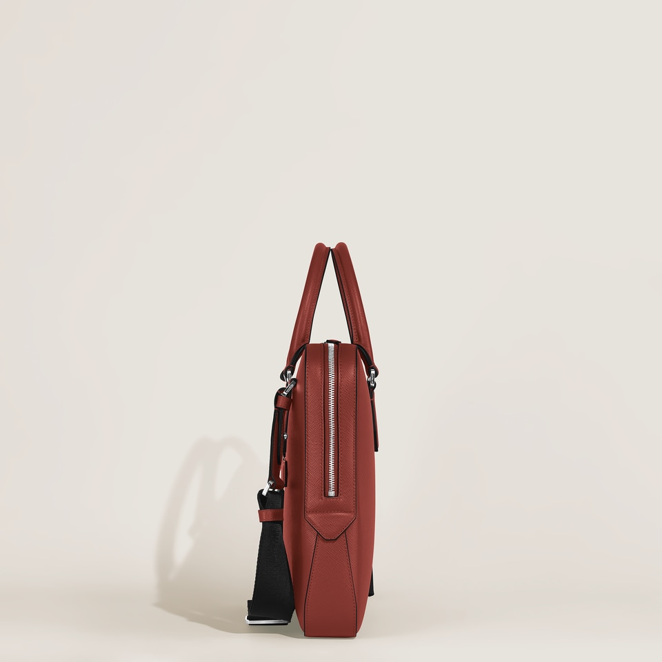Thin Briefcase in Sartorial Leather - 5