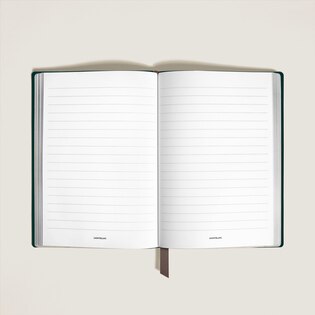 Medium Notebook in Soft Leather, Lined Pages