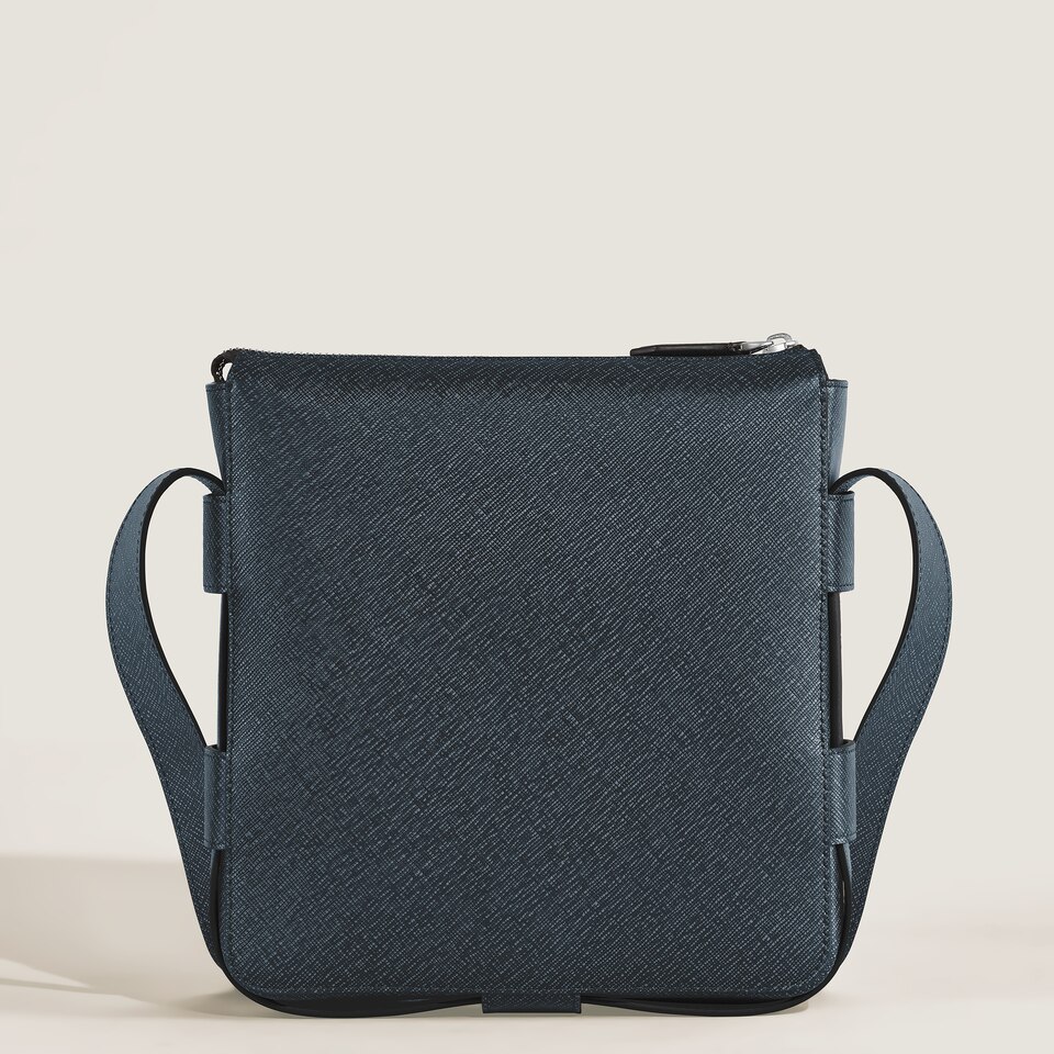 Vertical Belt Messenger Bag in Sartorial Leather - 5