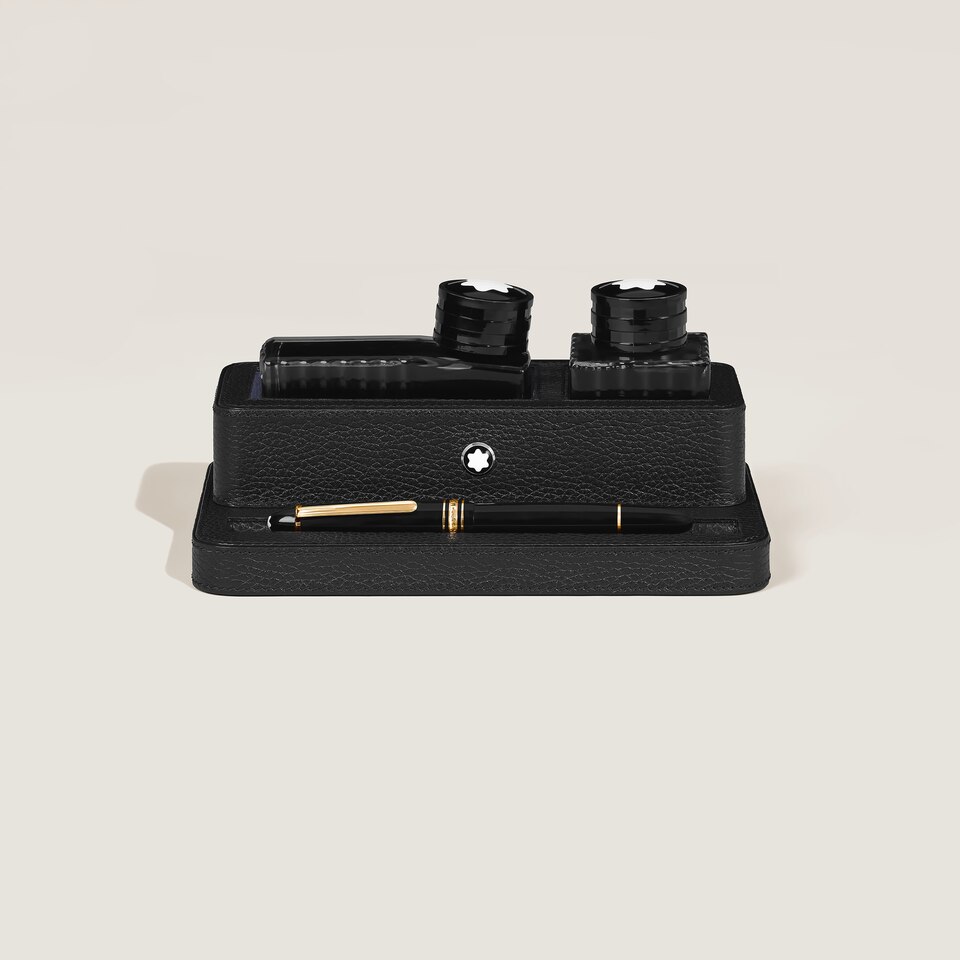 Ink Organiser in Grain Leather - 2