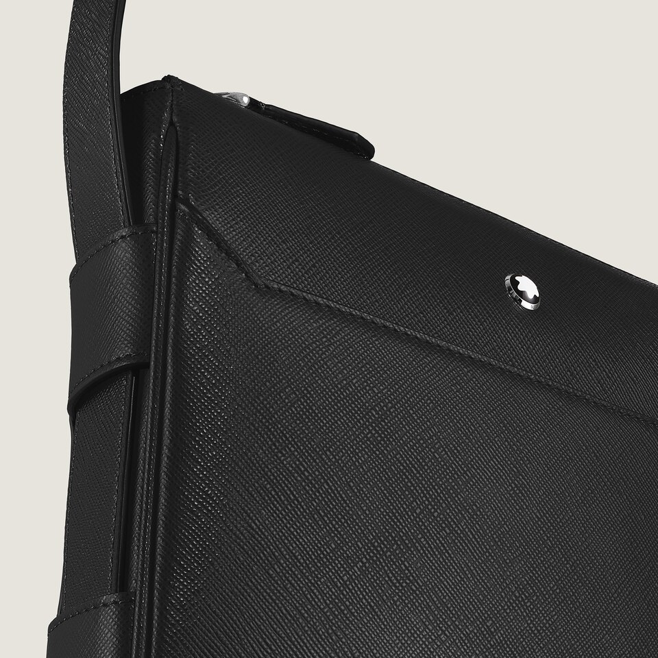 Vertical Belt Messenger Bag in Sartorial Leather - 3