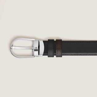 Horseshoe 35 mm Reversible Belt in Meisterst&uuml;ck Leather