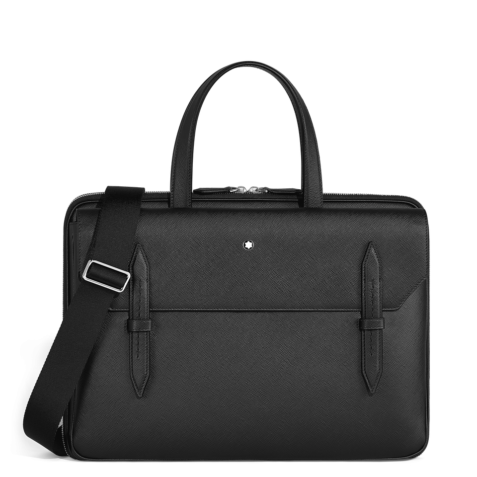 Thin Briefcase in Sartorial Leather - 1