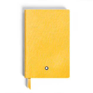 Notebook Small, Saffiano Leather, Modena Yellow - Lined Pages