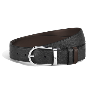 Horseshoe 35&nbsp;mm Reversible Belt in Grain Leather