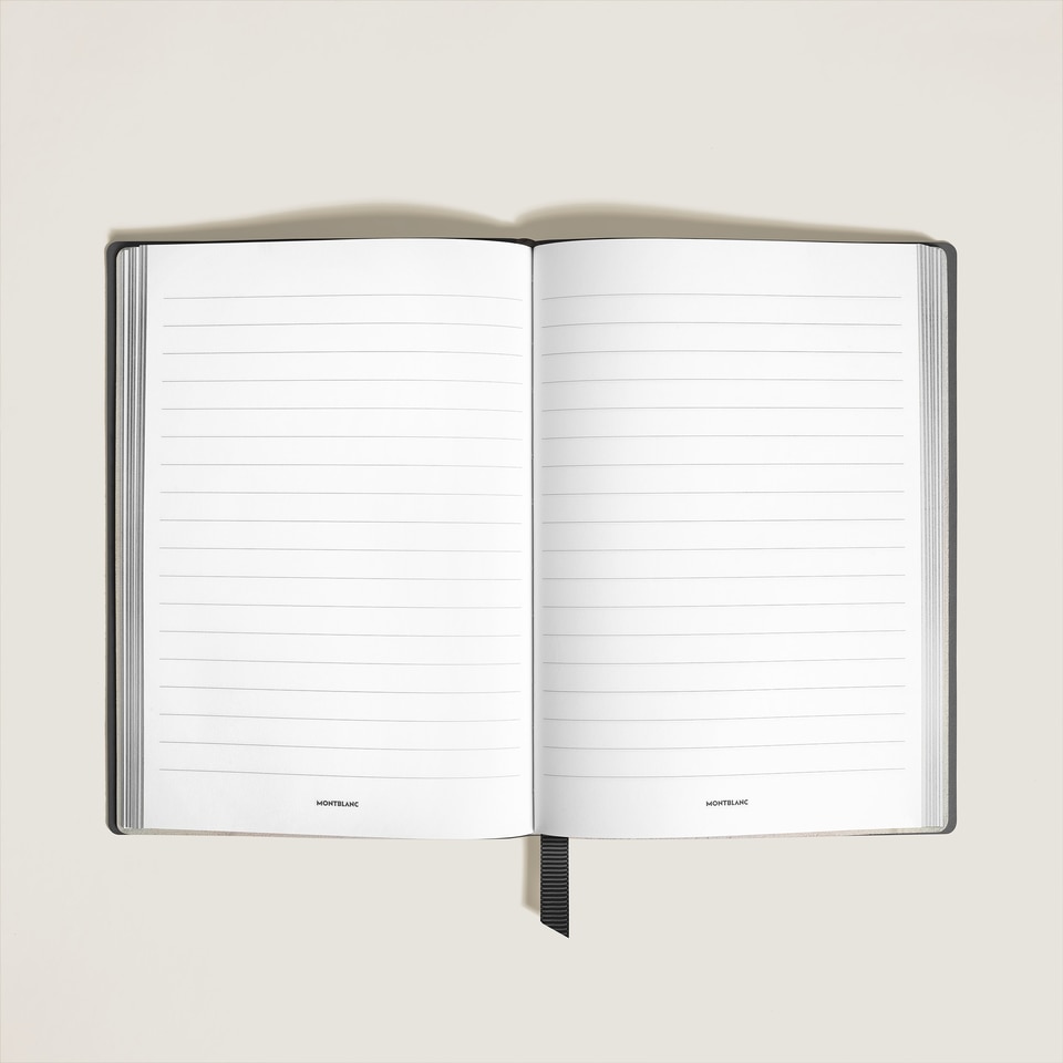 Notebook Medium, Saffiano Leather, Black - Lined Pages - 2