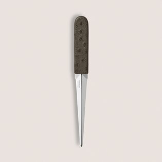 Letter Opener in Ostrich-Embossed Leather