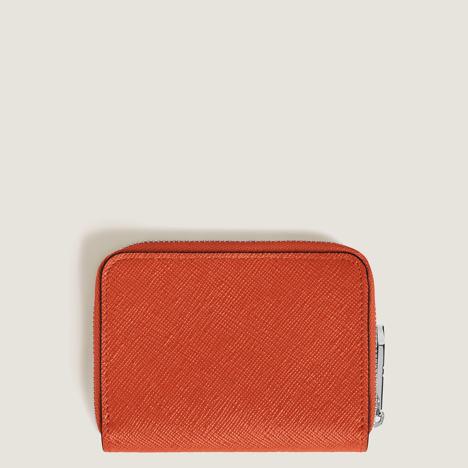 Mini Wallet 2cc with Zip in Sartorial Leather - 3