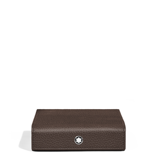 Travel Box for 4 Writing Instruments in Grain Leather