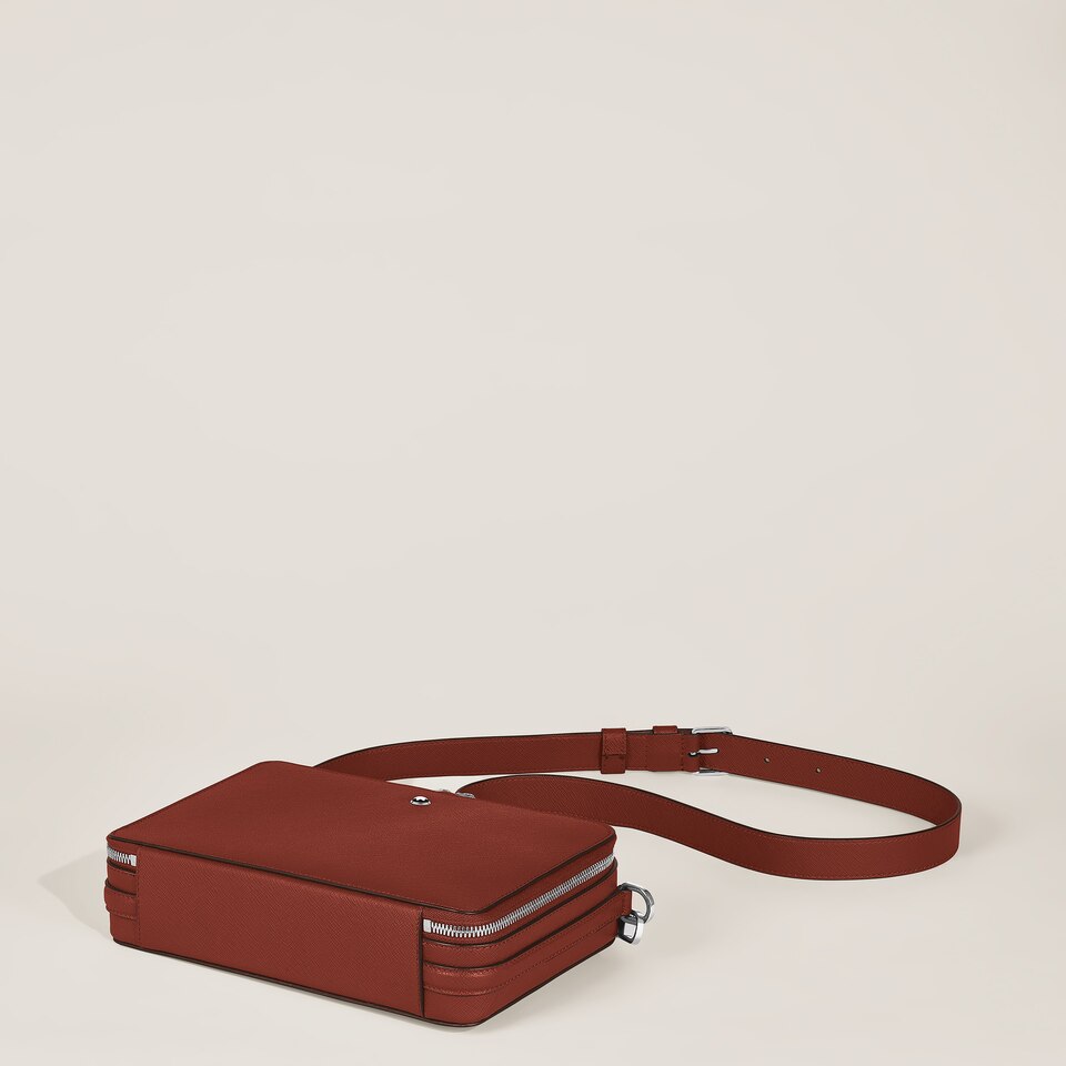 Writing Traveler Small Crossbody Messenger Bag - 7