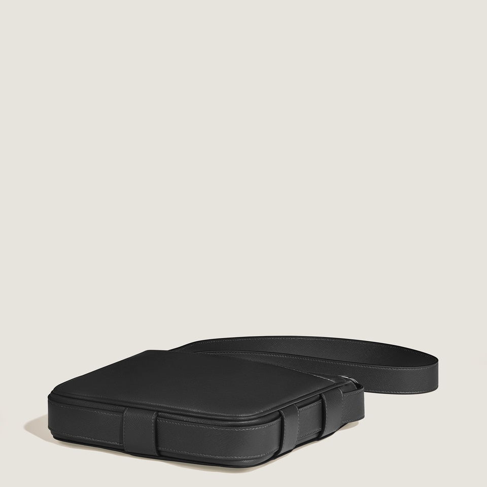 Vertical Belt Messenger Bag in Sartorial Leather - 8