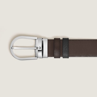 Horseshoe 35&nbsp;mm Reversible Belt in Grain Leather