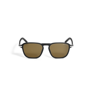 Squared Sunglasses with Black Acetate Frame
