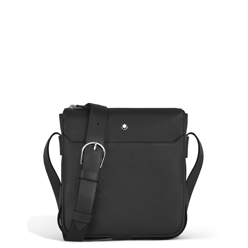 Vertical Belt Messenger Bag in Sartorial Leather - 1