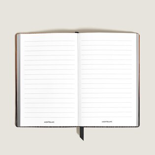 Small Notebook in Corteccia Sfumato Leather, Lined Pages