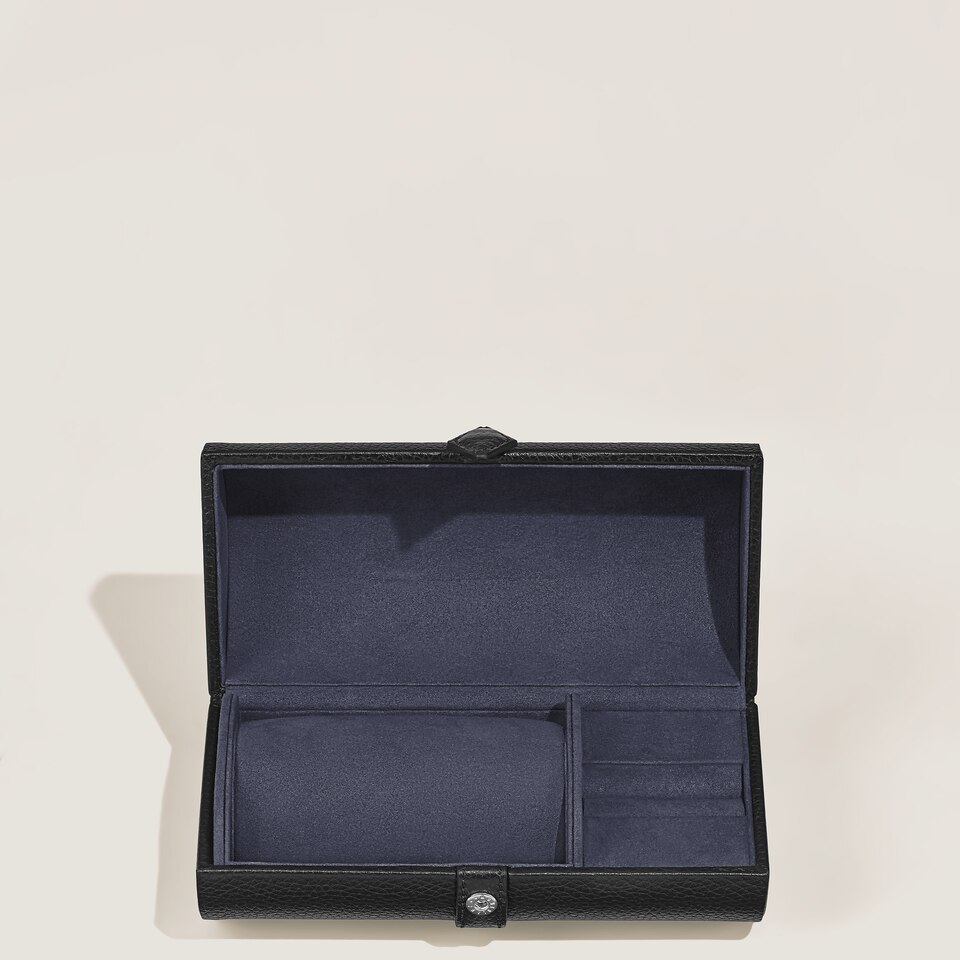 Travel Box for 1 Watch and Accessories in Grain Leather - 4