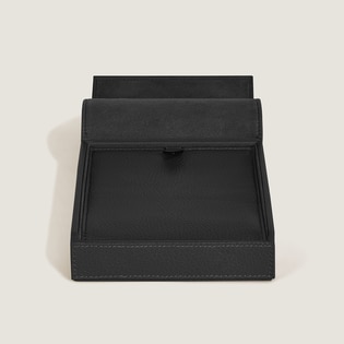 Travel Box for 4 Writing Instruments in Grain Leather