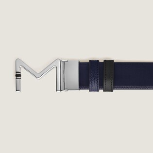 Meisterst&uuml;ck Buckle Midnight Blue/Black 35&nbsp;mm Reversible Leather Belt