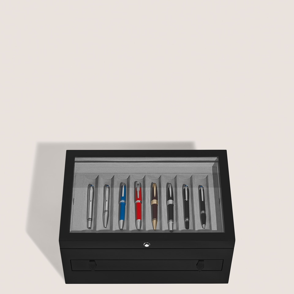 Large collector Box in wood and lacquer for 24 writing instruments - 2
