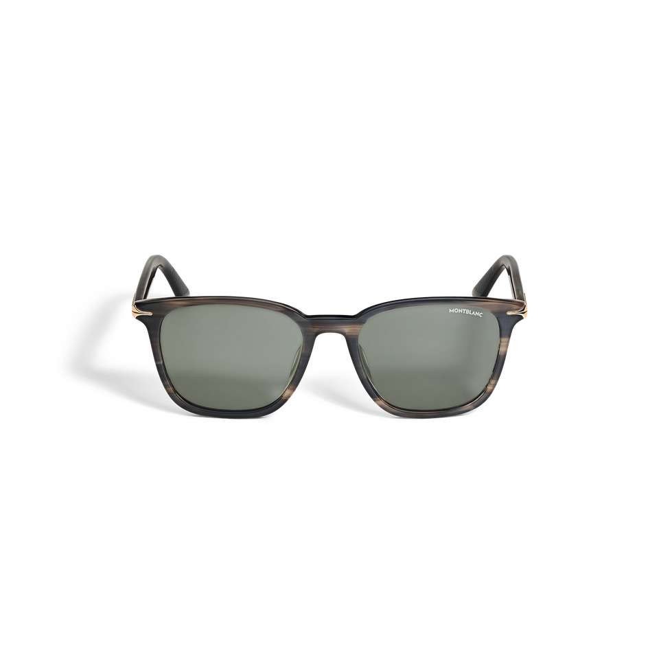 Squared Sunglasses with Grey Acetate Frame - 1