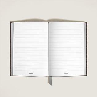 Small Notebook in Grain Leather, Lined Pages
