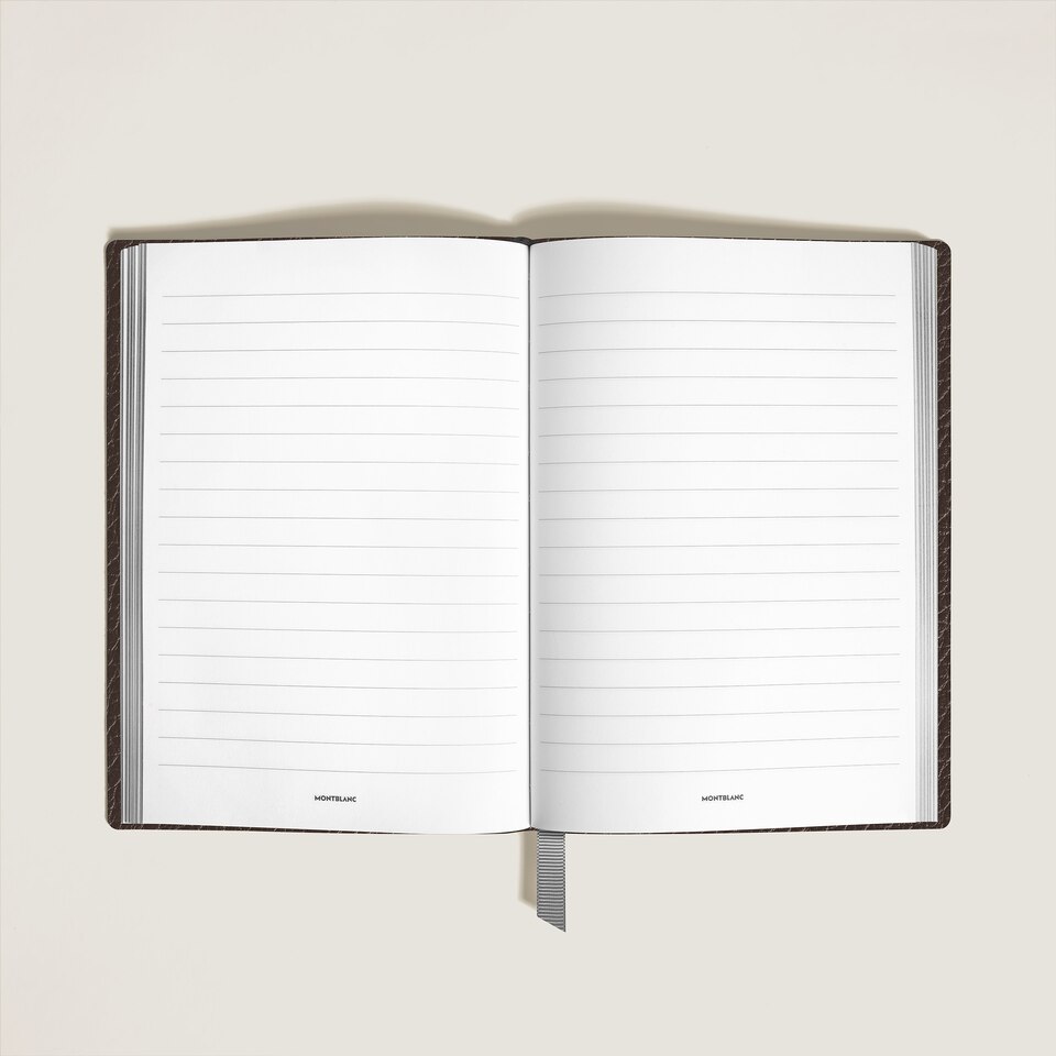Small Notebook in Grain Leather, Lined Pages - 2