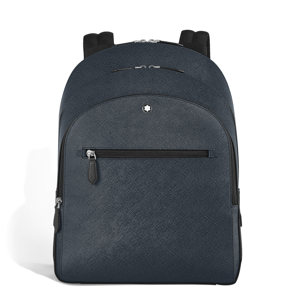 Medium Backpack with 3 Compartments in Sartorial Leather - 1