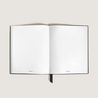 Large Notebook in Sartorial Leather, Blank Pages