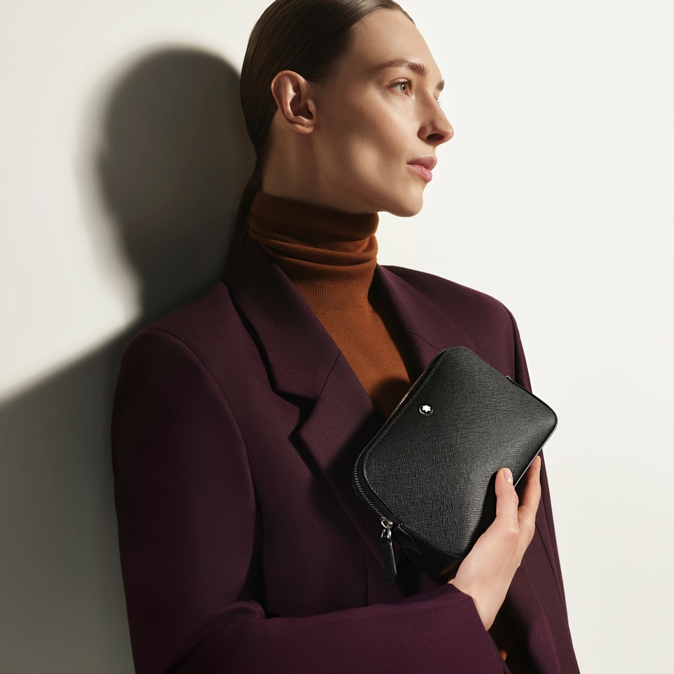 Travel Pouch in Sartorial Leather - 2