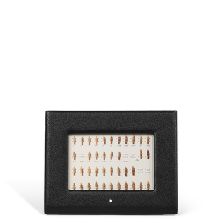 Horizontal Photo Frame in Grain Leather