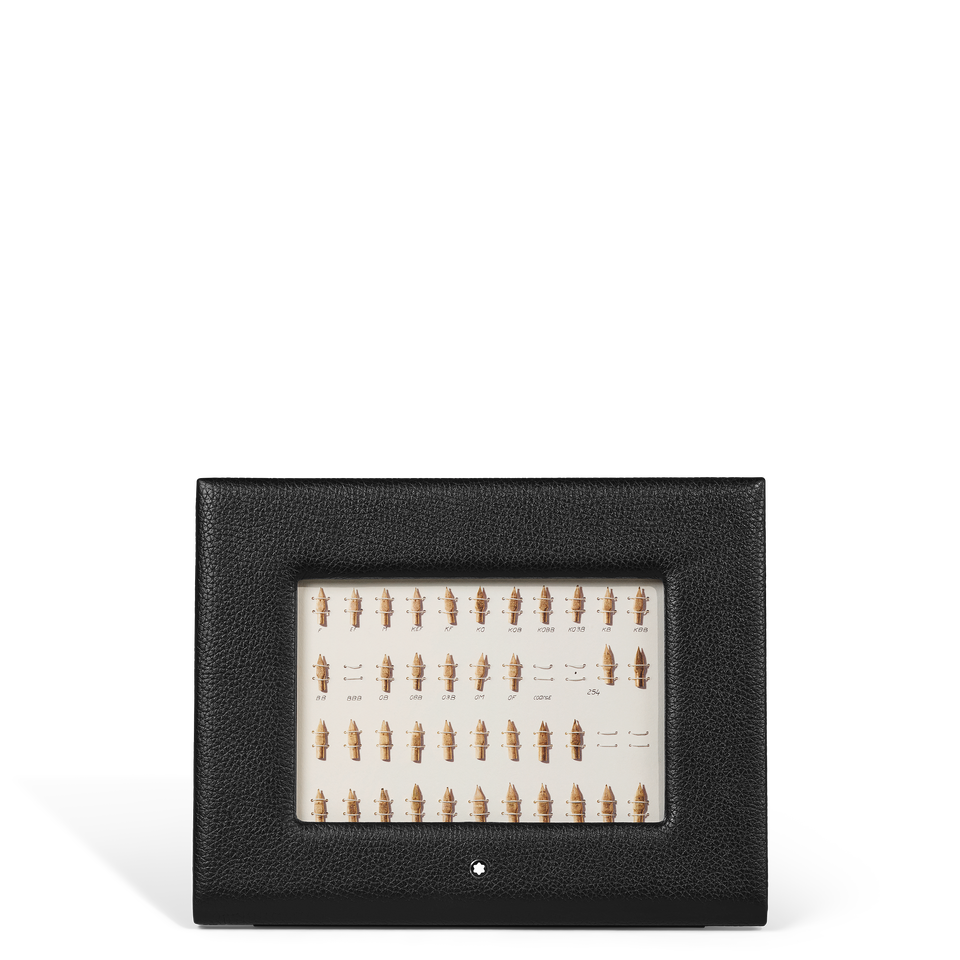 Horizontal Photo Frame in Grain Leather - 1