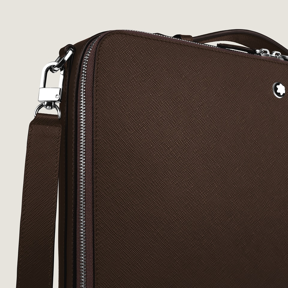 Writing Traveler Crossbody messenger Bag - 4