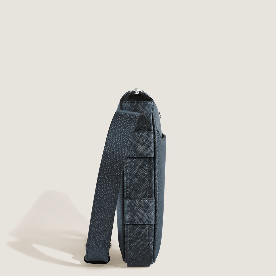 Vertical Belt Messenger Bag in Sartorial Leather - 4