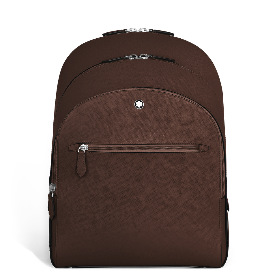 Medium Backpack with 3 Compartments in Sartorial Leather - 1