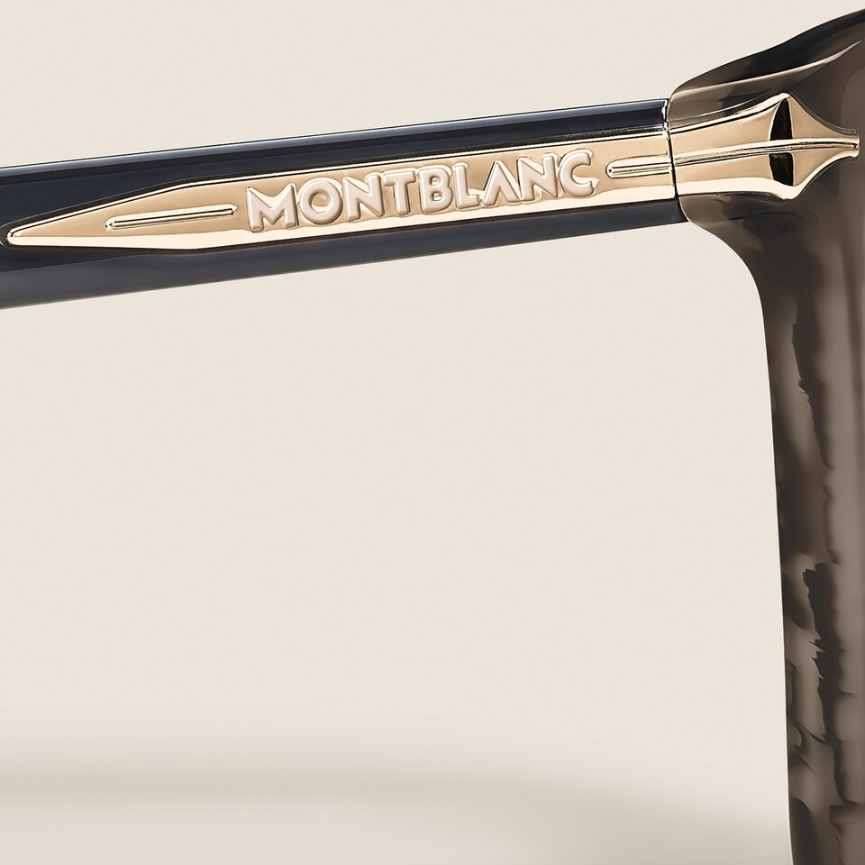 Squared Sunglasses with Grey Acetate Frame - 3