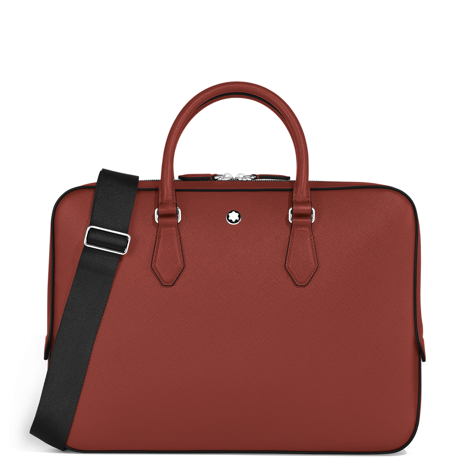 Thin Briefcase in Sartorial Leather - 1