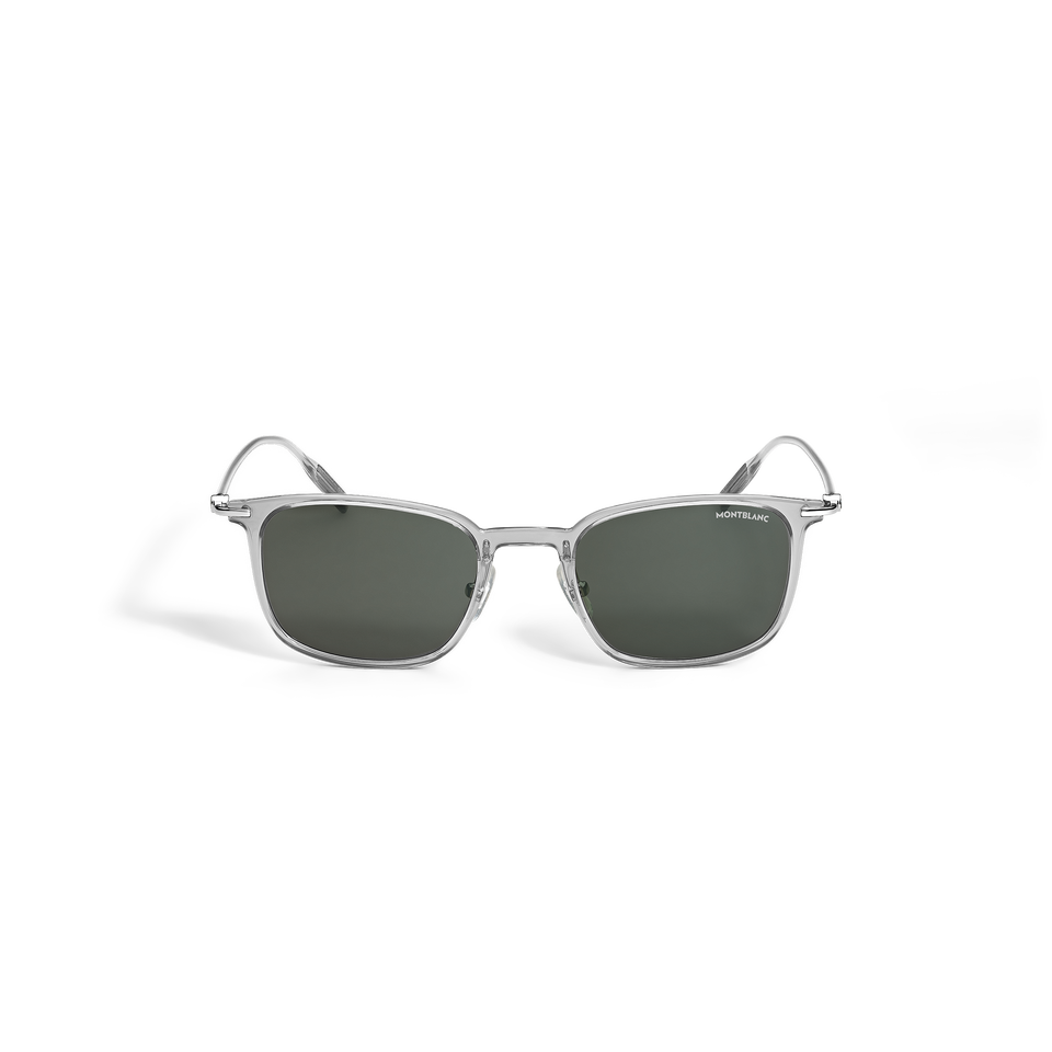 Rectangular Sunglasses with Grey Injected Frame - 1