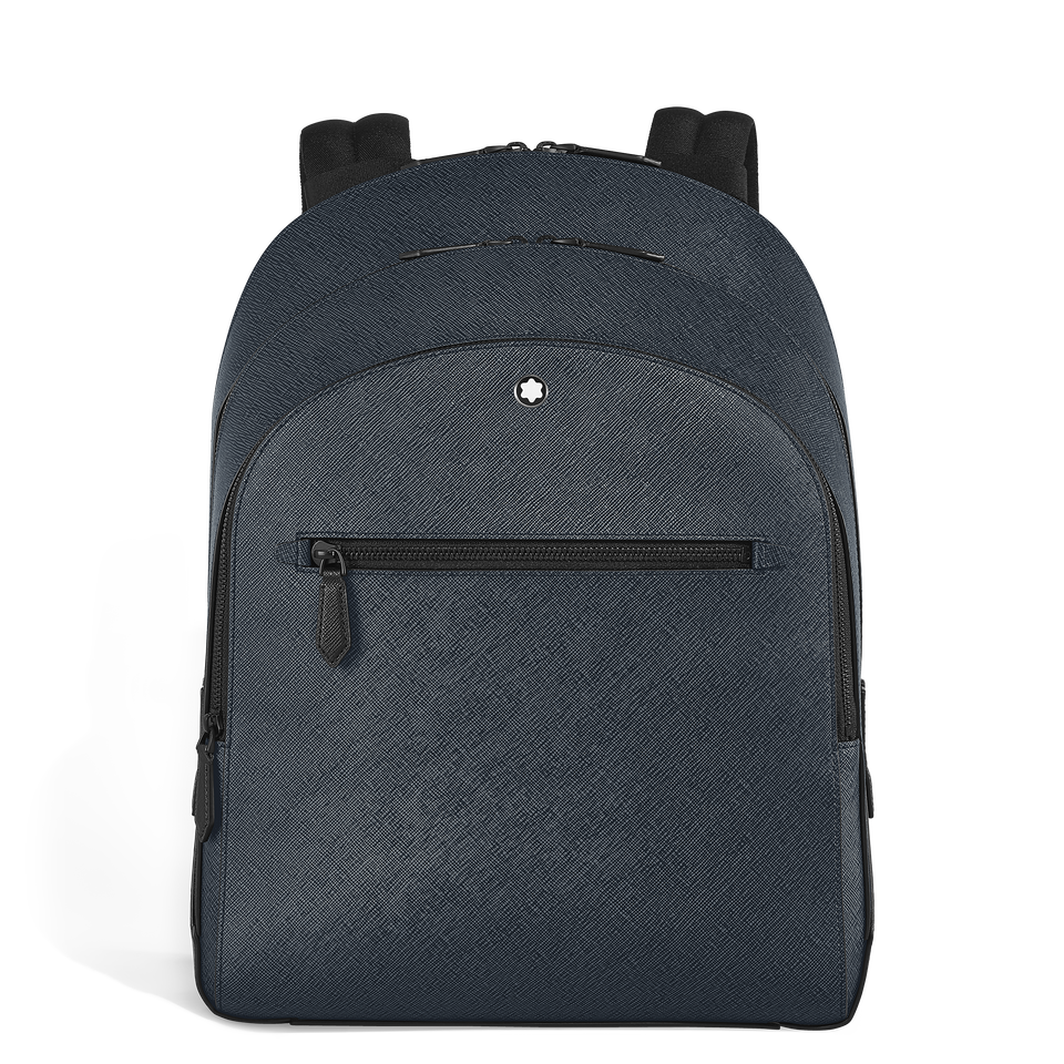 Medium Backpack with 3 Compartments in Sartorial Leather - 1