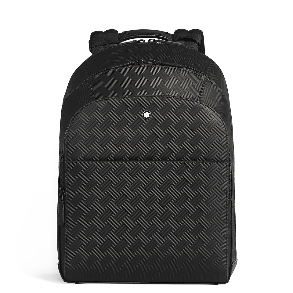 Large Backpack with 3 Compartments in Extreme Leather - 1
