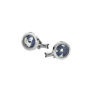 1858 Geosphere Cufflinks Blue