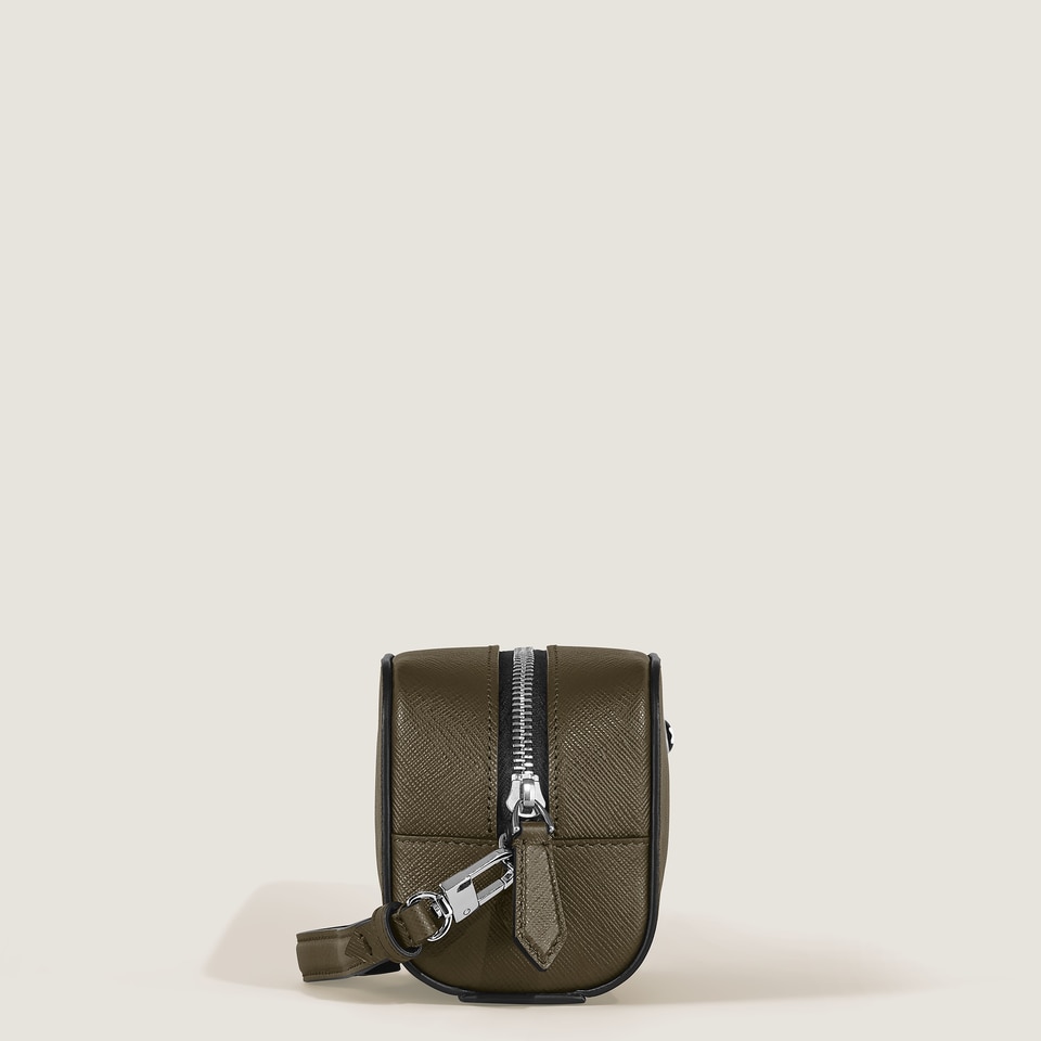 Small Wash Bag in Sartorial Leather - 5