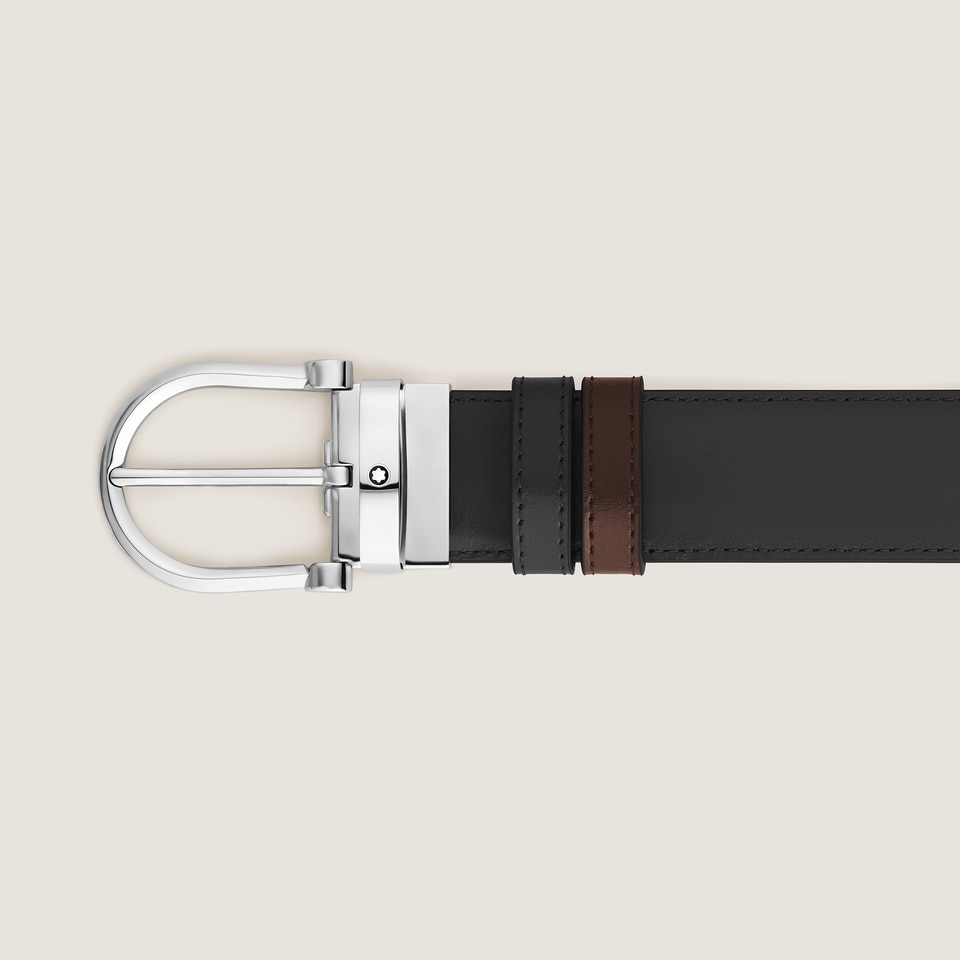 Horseshoe 35 mm Reversible Belt in Meisterst&uuml;ck Leather - 2
