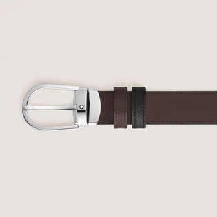Horseshoe 30&nbsp;mm Reversible Belt in Grain Leather